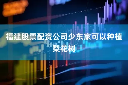 福建股票配资公司少东家可以种植梨花树